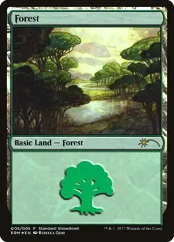 2x Forest - Foil Promo Ixalan MP MTG - Image 1