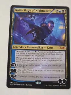 MTG -Kaito, Bane of Nightmares - Duskmourn: House of Horror - Image 1