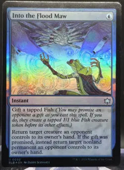 Into the Flood Maw #52 Bloomburrow Foil Uncommon - Image 1
