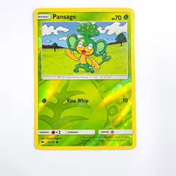 Pansage 12/147 - Pokemon TCG - Burning Shadows - LP Reverse Holo - Image 1