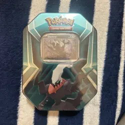 NEW SEALED IN BOX POKEMON TCG: Triple Whammy Darkrai Tin (2024) Free Ship/No Res - Image 1