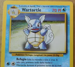 Spanish Wartortle 42/102 Uncommon Non-Holo Base Set Pokemon NM/LP - Image 2