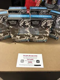 6 Sealed Pokemon Pokemon TCG Booster Bundles Scarlet Violet Black Bolt Packs New - Image 1