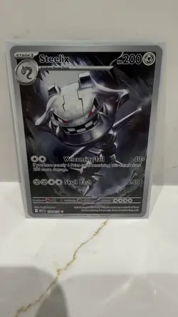 Pokemon Steelix 150/132 Illustration Rare Mega Evolutions Mint Condition - Image 1