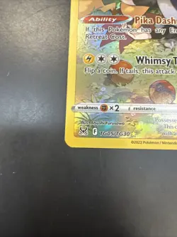 Pokemon TCG Pikachu Lost Origin Trainer Gallery TG05/TG30 Holo Ultra Rare - Image 2