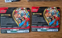 Lot pokemon mega evolution ETB 2 tripack 1 booster Me01 Scelle Neuf FR - Image 3