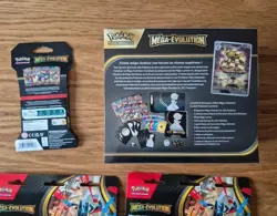 Lot pokemon mega evolution ETB 2 tripack 1 booster Me01 Scelle Neuf FR - Image 4