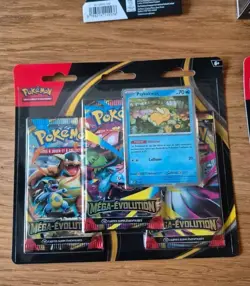 Lot pokemon mega evolution ETB 2 tripack 1 booster Me01 Scelle Neuf FR - Image 5