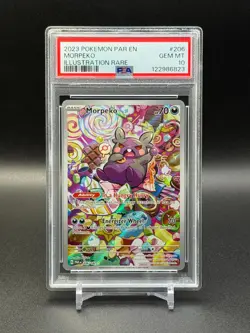 Pokemon Morpeko 206/182 Paradox Rift PSA 10 GEM - Image 1