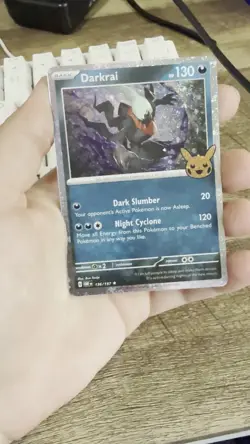 *AWESOME SWIRL* Pokemon TCG - Darkrai Trick or Trade 2024 cosmos holo 136/197 - Image 2
