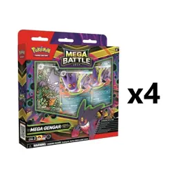 Lot of 4 - Pokemon Mega Gengar ex Mega Battle Deck - IN HAND - NEW AND SEALED 4x - Image 1