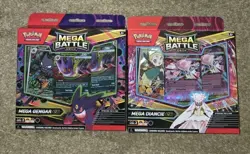 Pokemon Mega Battle Deck Gengar & Diancie ex (Set of 2) with 3 promos each box! - Image 1