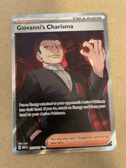 Giovanni's Charisma SR 197/165 Ultra Rare Pokemon Scarlet & Violet 151 MINT - Image 1