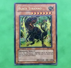 Yu-Gi-Oh! Black Tyranno IOC-075 Ultra Rare 1st Edition Nr Mint - Image 1