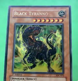 Yu-Gi-Oh! Black Tyranno IOC-075 Ultra Rare 1st Edition Nr Mint - Image 2