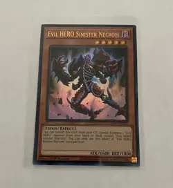 Yu-Gi-Oh! Legendary Duelists Season 3 Evil Hero Sinister Necrom Ultra Yellow - Image 1