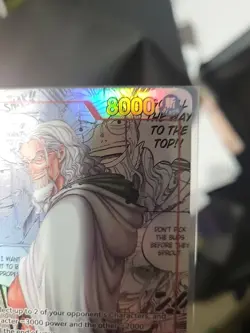 ONE PIECE Card Game Silvers Rayleigh (Manga Alt Art) OP08-118 SEC Two Legends - Image 3