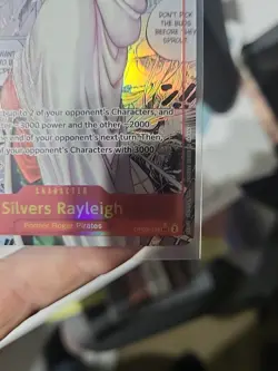 ONE PIECE Card Game Silvers Rayleigh (Manga Alt Art) OP08-118 SEC Two Legends - Image 4