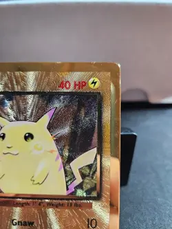 Pokemon TCG Celebrations Pikachu Gold Metal Card 58/102 25th Anniversary - Image 3