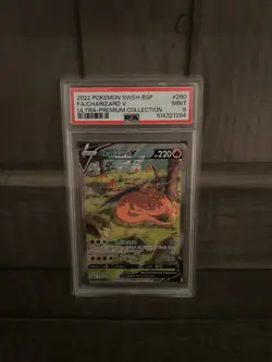 Pokemon TCG Charizard v SWSH260 Sword & Shield Promo Card PSA 9 - Image 1