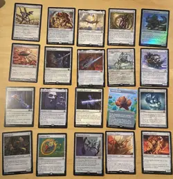 Magic The Gathering Lot Of 20 Artifact Cards Including Rares And Foils NM - Image 1