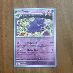 Pokemon TCG Gengar 151 Reverse Holo Rare Scarlet & Violet Card 094/165 NM - Image 1