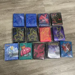 Pokemon Card Sleeves Protectors Lot Of 13 Packs 65 Count Per Pack - Image 1