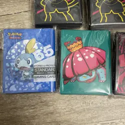 Pokemon Card Sleeves Protectors Lot Of 13 Packs 65 Count Per Pack - Image 4