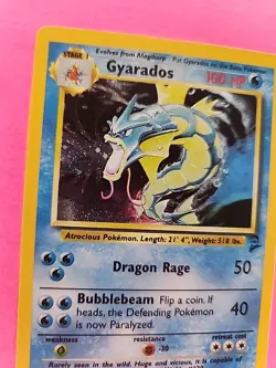 Gyarados Base Set 2 Holo Pokemon Card WOTC NM - Image 2