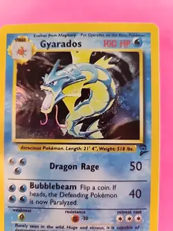 Gyarados Base Set 2 Holo Pokemon Card WOTC NM - Image 4