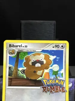 Pokemon Card Bibarel 16/16 Rumble Stamped Rare Light Play - Image 2