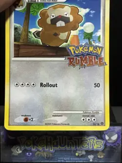 Pokemon Card Bibarel 16/16 Rumble Stamped Rare Light Play - Image 3