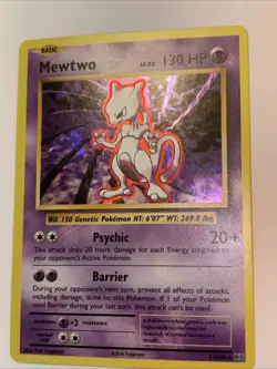 2 Mewtwo For 1 no.150 CD Promo 1996 Glossy Japanese Pokemon Card Mp + 51/108 Nm - Image 5