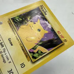 Pikachu Pokemon Card 58/102 Yellow Cheeks Base Set WOTC Vintage Unlimited - Image 4