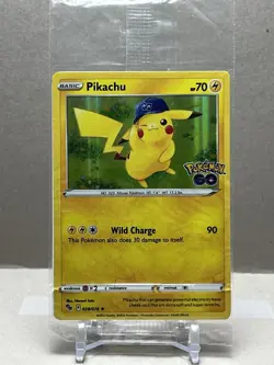 2022 Pokemon GO Pikachu Promo Card 028/078 New Sealed GameStop Promo - Image 1