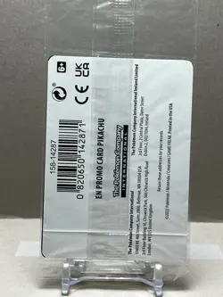 2022 Pokemon GO Pikachu Promo Card 028/078 New Sealed GameStop Promo - Image 2