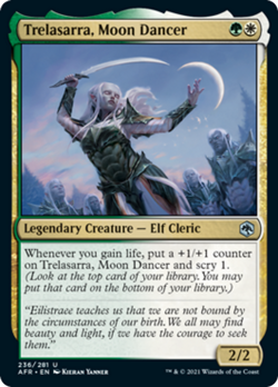 Trelasarra, Moon Dancer FOIL Adventures in the Forgotten Realms NM CARD ABUGames - Image 1