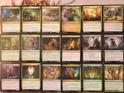 MTG EDH Custom Commander Deck: Nemata, Primeval Warden - GB Saprolings - Image 2