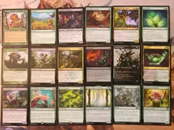 MTG EDH Custom Commander Deck: Nemata, Primeval Warden - GB Saprolings - Image 3