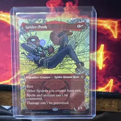 Spider-Punk (0210) (Borderless) Marvel's Spider-Man Foil - Image 1