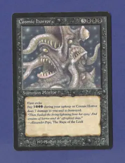 1994 Magic the Gathering - Cosmic Horror - Summon Horror - Legends MTG - Image 1