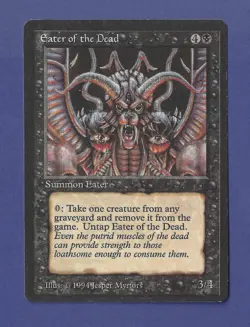 1994 Magic the Gathering - Eater of the Dead - Summon Eater - The Dark MTG - Image 1