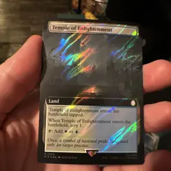 Temple of Enlightenment (Extended Art) (Surge Foil) #1048 (NM) Fallout PIP MTG - Image 1