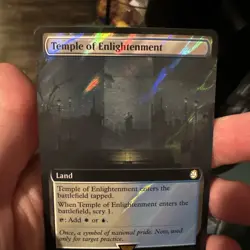 Temple of Enlightenment (Extended Art) (Surge Foil) #1048 (NM) Fallout PIP MTG - Image 2