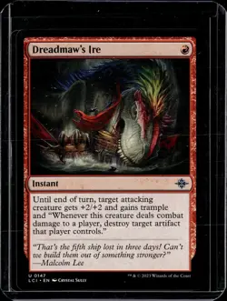 Dreadmaw's Ire - 147 - LCI - NM - MTG Magic the Gathering - Image 1
