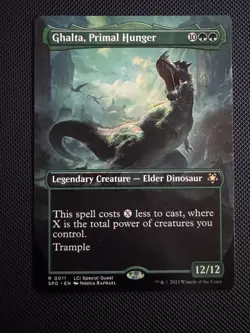MTG Ghalta, Primal Hunger - Borderless, NM English Special Guests - Image 1