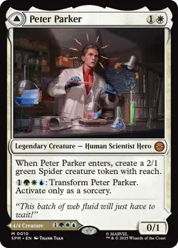 PETER PARKER / AMAZING SPIDER-MAN MAGIC THE GATHERING MARVEL SPIDER-MAN - Image 1