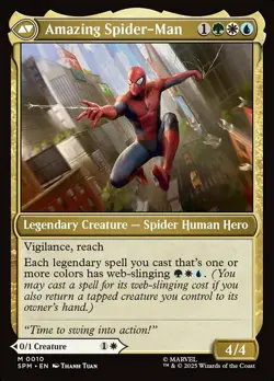 PETER PARKER / AMAZING SPIDER-MAN MAGIC THE GATHERING MARVEL SPIDER-MAN - Image 2