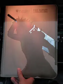 MTG Final Fantasy Cloud Pro-Binder Premium Zippered 9-POCKET Ultra Pro - Image 1