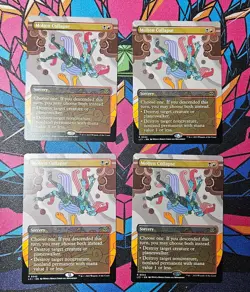 4x Molten Collapse x4 NM Borderless MTG Lost Caverns Of Ixalan Unplayed Magic - Image 1